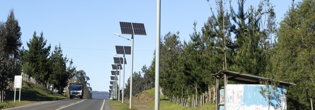 Комплект автономного уличного освещения на солнечной панели