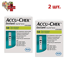 Тест-смужки Акку Чек Інстант (Accu Check Instant) 2 пачки