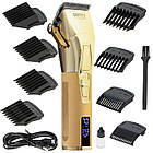 Машинка для стрижки Camry CR 2835g - 100Вт, 8 насадок, титаново-керамічне лезо, 2 швидкості, LCD-дисплей, фото 3