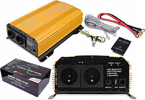 Інвертор SINUS 1500 PLUS (24V/230V 1000/1500W) VOLT POLSKA, чистий синус, фото 4