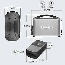 Зарядна станція KEPWORTH 740 Wh Portable Power Station (чистый синус), фото 5