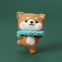 Набір для валяння Цуценя танцюрист + шнурок для мобільного телефону + інструменти