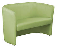 Офисный двухместный диван для зон ожидания Клуб Club Eco-45 экокожа фисташковый Новый Стиль IM