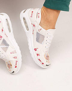 Взуття медичне кросівки з відкритою п'ятою Beauty Pink Air підошва