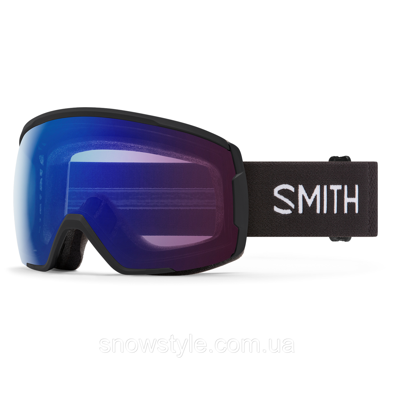 Гірськолижна маска Smith Proxy Black Лінза ChromaPop Photochromic Rose Flash (S1-S2)
