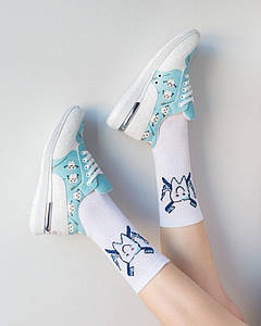 Медичні шкарпетки з принтом Teeth