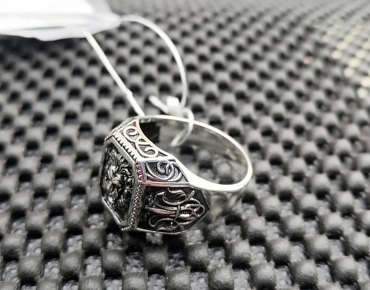 Перстень серебряный мужской со львом "Грегори" Массивное Кольцо печатка из серебра мужское - фото 6 - id-p1156101639