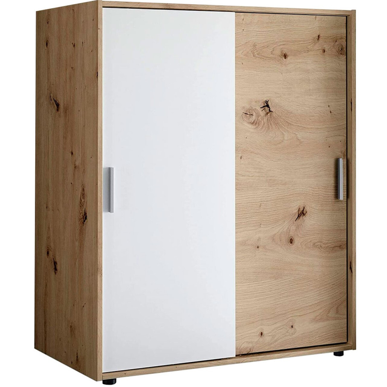 Комод 2 дв Case / Кейс Білий - Дуб артизан ТМ Міро Марк, фото 1