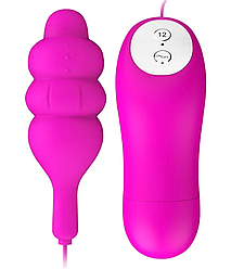 Віброяйце BAILE - PLEASURE SHEL 12 vibration functions, 9,4 х3, 3 см.