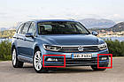 Решітка бампера (комплект) Фольксваген Пасат Б8 - Volkswagen Passat B8 2014-, фото 5