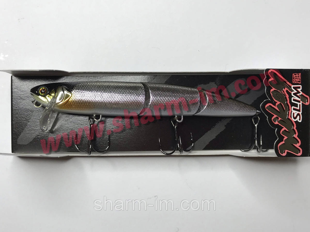 Воблер Jackall Mikey Slim 125 мм Suspending col. Wakasagi 19.5 г ОРИГИНАЛ