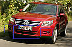 Решітка бампера (комплект) Фольксваген Тігуан - Volkswagen Tiguan  2007-2011, фото 6