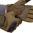 Рукавички тактичні із захистом. Рукавички тактичні повнопалі з кастетом, фото 6
