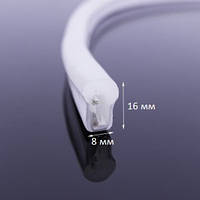 Світлодіодна неонова стрічка 8х16 мм.