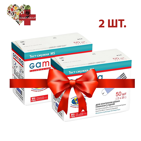 Тест-смужки GAMMA MS 50 2 пачки, фото 1