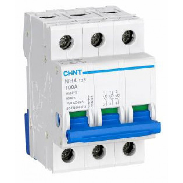 Вимикач навантаження NH4-125 3P 63A, фото 1