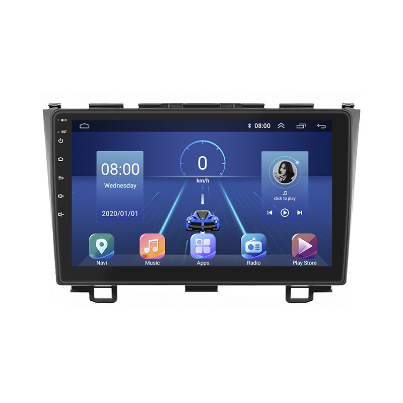 Штатна магнітола Lesko для Honda CR-V III Рестайлінг 2009-2012 екран 9" 6/128Gb 4G Wi-Fi GPS Top