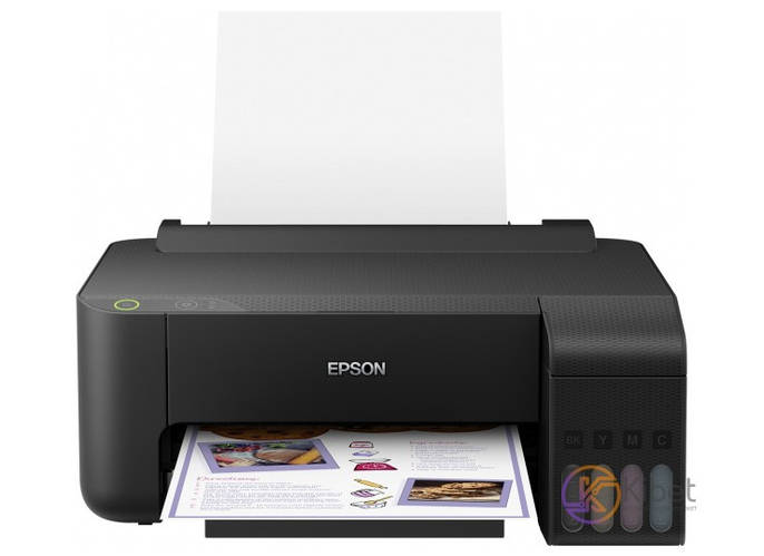Принтер струйный цветной A4 Epson L1110, Black, 5760х1440 dpi, до 33/15 ...