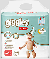 Подгузники-трусики детские Giggles 4 maxi 7-18 кг 30 шт