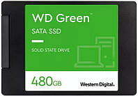 Накопитель твердотельный SSD 480GB WD Green 2.5" SATAIII TLC (WDS480G3G0A)