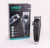 Машинка для стрижки волосся VGR V-676 Pro акумуляторна з дисплеєм, фото 7