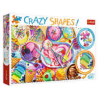 Пазл "Сладкое мороженое", 600 элементов Trefl Crazy Shapes (5900511111194)