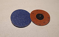 Шліфувальний круг фібровий WURTH Р36 синій д-75мм, цирконій (для Roloc)