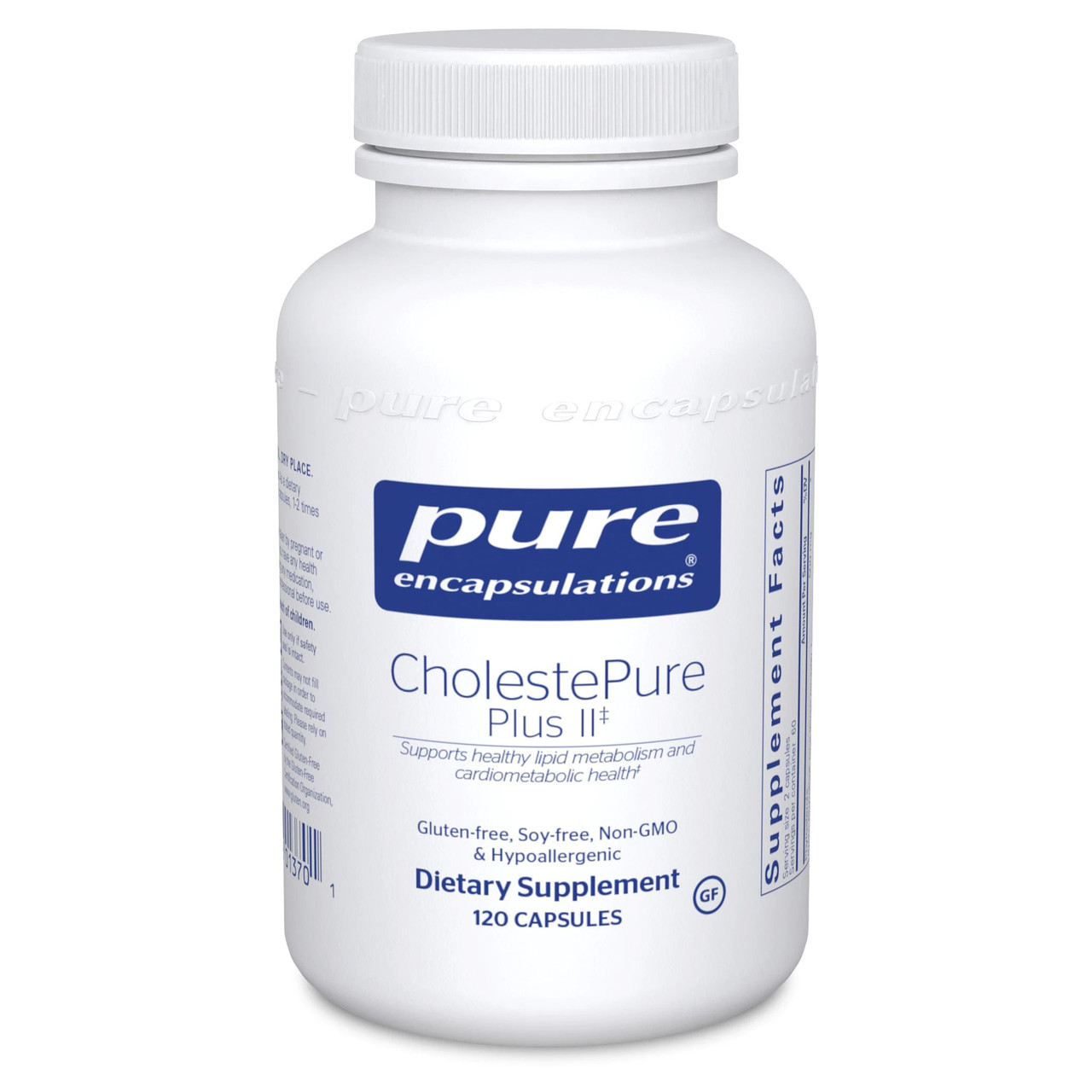 Чистий холестерин, CholestePure Plus, Pure Encapsulations, 120 Caplique Capsules BX761