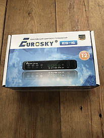 ПРИЙМАЧ ЦИФРОВОГО ТЕЛЕБАЧЕННЯ EUROSKY ES-16 DVB-T2