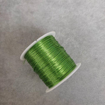 Фурнітура гумка для рукоділля бобіна Салатовий L-30м +