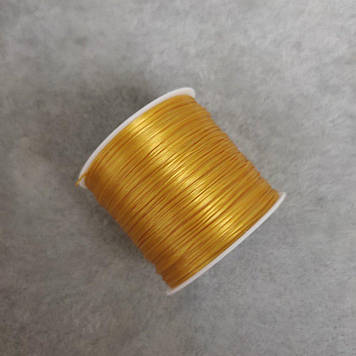 Фурнітура гумка для рукоділля бобіна Жовтий L-30м +