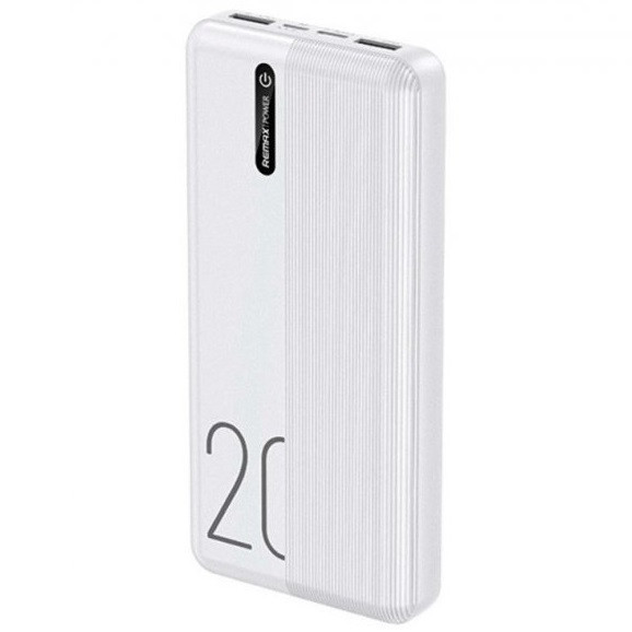 Павербанк повербанк 20000mAh 2.1A REMAX RPP-296 Білий