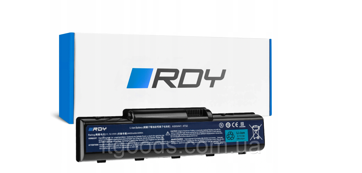 Акумулятор ( АКБ / батарея ) Acer Aspire 4732 5535 AS09A31 AS09A41 AS09A61 AS09A71 AS09A75 5200mAh 58Wh