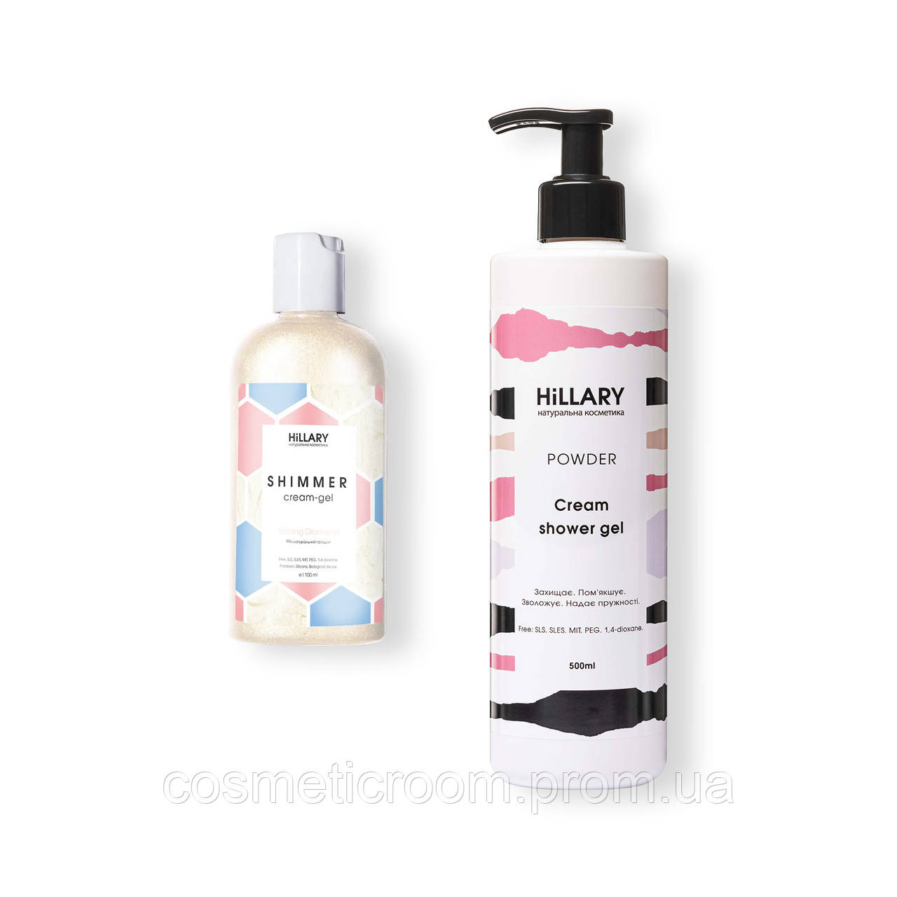 Крем-шиммер для Тіла Shining Diamond + Натуральний Крем-гель для Душу ...