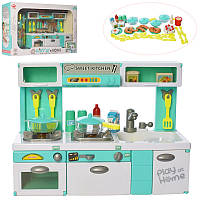 Іграшкові меблі QF26240G, кухня, мийка-ллється вода, звук, світло, посуд