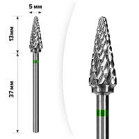 Фреза твердосплавная "Конус" Green Ёлочка 5*13 - зеленая насечка mART