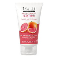 Глибокоочищаюча грязьова маска для обличчя з екстрактом рожевого грейпфрута thalia, 125мл