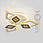Люстра світлодіодна з пультом V K39939/3+3+1 WT+gold, фото 4