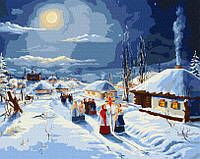 Картина по номерам Идейка Рождественские колядки ©ArtAlekhina (KHO4959) 40 х 50 см (Без коробки)