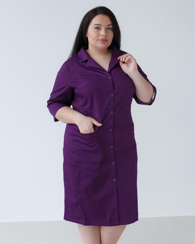 Жіночий халат Софі+SIZE фіолетовий