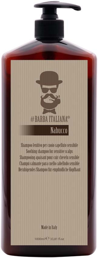 Barba Italiana Nabucco шампунь для чутливої шкіри голови 1 літр