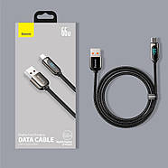 Кабель з дисплеєм для швидкої зарядки USB на Type-C BASEUS 66W 6A Display Fast Charging 1м (чорний), фото 10