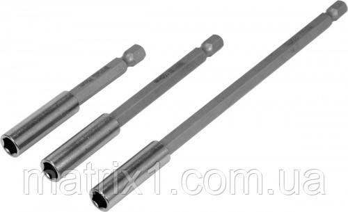 Тримачі викруткових насадок YATO хвостовик HEX — 1/4", L = 75, 100, 150 мм, 3 шт., фото 1