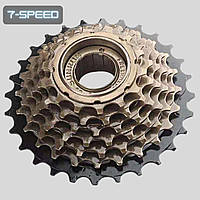 Тріскачка на велосипед SHUNFENG 7-швидкісна / Задня зірка велосипеда з індексацією 14-28