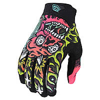 Вело рукавички TLD AIR GLOVE ; SKULL DEMON [ORANGE / GREEN]