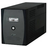 ДБЖ (UPS) line-interactive FSP EP1500 900W без 2*АКБ 3*Schuko 3*C14 USB, чорний б/в