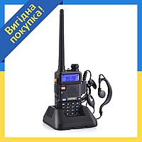 Рация с фонарём 128 каналов Baofeng BF-UV5R | Мини рация MNG для охотников, рыбаков, строителей, охраны