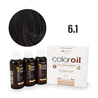 Color Oil Краска для волос безаммиачная 6.1 Темно-пепельный блондин