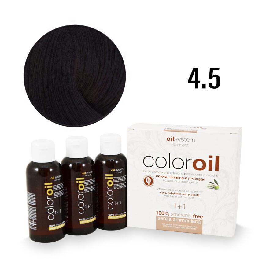 Color Oil Фарба для волосся безаміачна 4.5 Червоне дерево