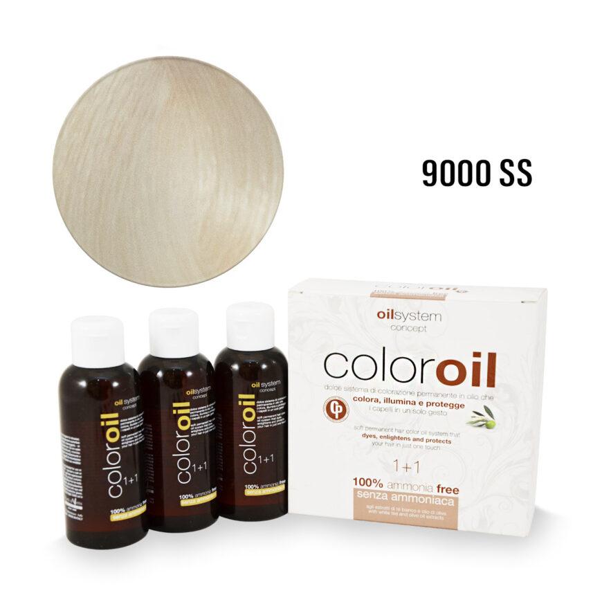Color Oil Фарба для волосся безаміачна 9000 SS Ультра блондин натуральний